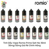  Tinh Dầu Vape Romio Prime Salt Nic Dâu 30ml Chính Hãng 