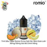  Tinh Dầu Vape Romio Prime Salt Nic Dưa lưới 30ml Chính Hãng 