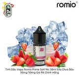  Tinh Dầu Vape Romio Prime Salt Nic Sữa Chua Dâu 30ml Chính Hãng 