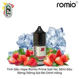  Tinh Dầu Vape Romio Prime Salt Nic Dâu 30ml Chính Hãng 