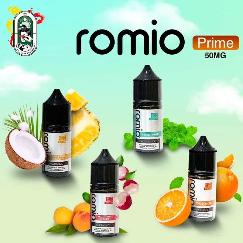 Tinh Dầu Vape Romio Prime Salt Nic Ổi 30ml Chính Hãng 