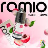  Tinh Dầu Vape Romio Prime Salt Nic Vải 30ml Chính Hãng 