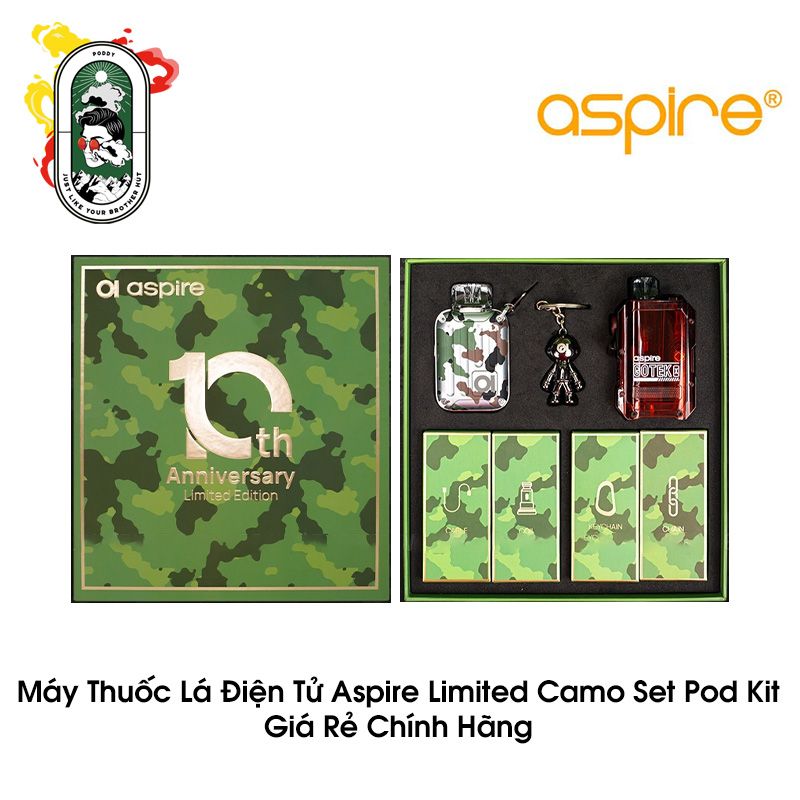  Pod System Aspire Limited Camo Set Chính Hãng 