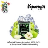  Đầu Pod Vapengin Jupiter 6000 hơi Táo Chua 50MG Chính Hãng 