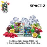  Pod dùng 1 lần Space-Z 7000 hơi Chanh Dây Kiwi Dâu Rừng Chính Hãng 