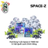  Pod dùng 1 lần Space-Z 7000 hơi Việt Quất Lạnh Chính Hãng 