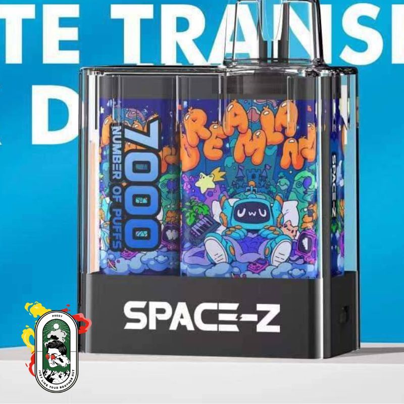  Pod dùng 1 lần Space-Z 7000 hơi Việt Quất Lạnh Chính Hãng 