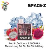  Pod 1 Lần Space-Z 7000 Hơi Thanh Long Đỏ Sạc Lại Giá Rẻ Chính Hãng 