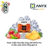  Pack 3 Đầu Pod Dầu Thay Thế ANYX Dâu Xoài chính hãng 