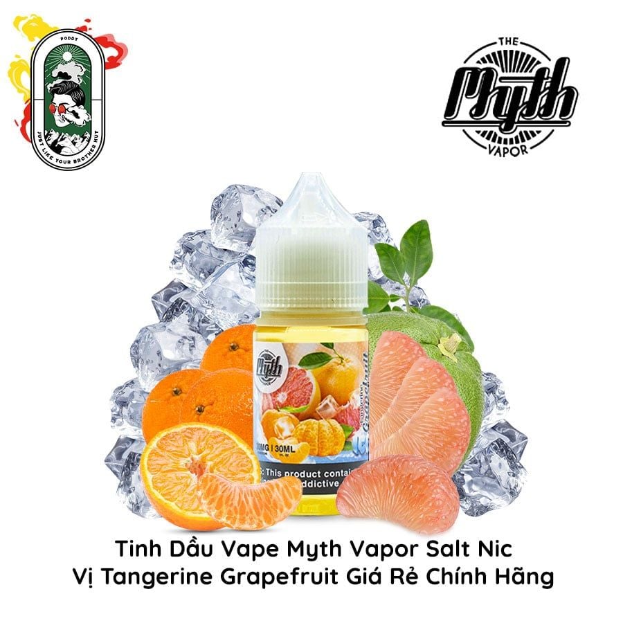  Tinh Dầu Vape Myth Vapor Salt Nic Bưởi Quýt Lạnh 30ML Chính Hãng 