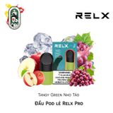  Đầu Pod RELX Pro Tangy Green Nho Táo 30MG Pack 2 cái Chính Hãng 
