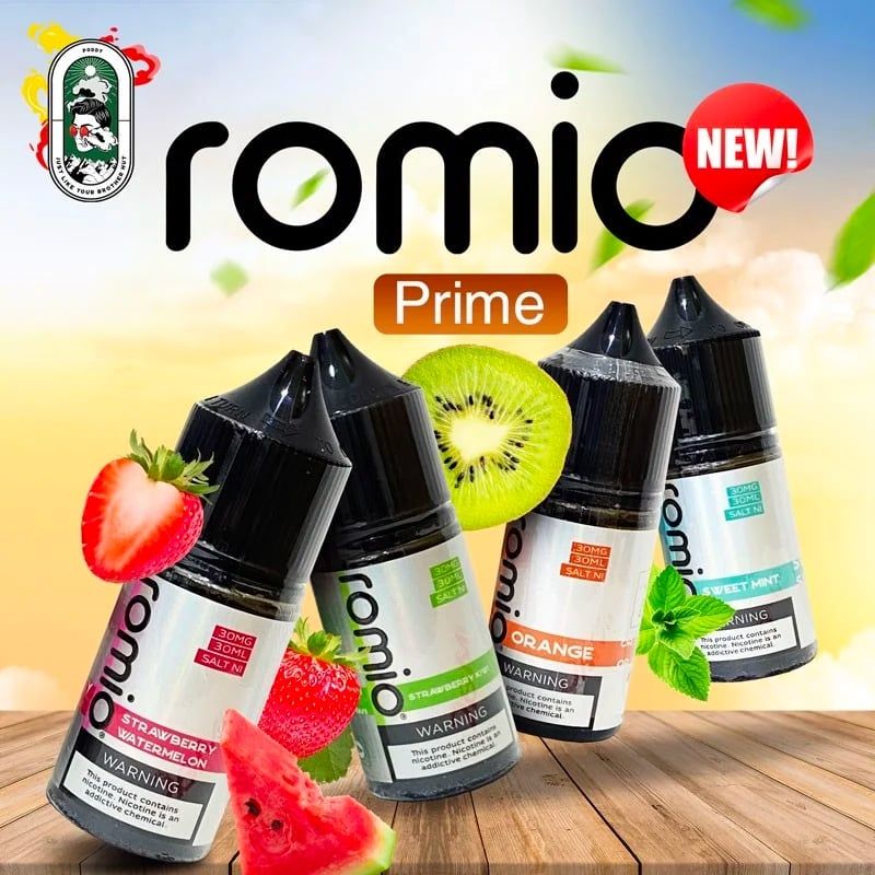  Tinh Dầu Vape Romio Prime Salt Nic Ổi 30ml Chính Hãng 