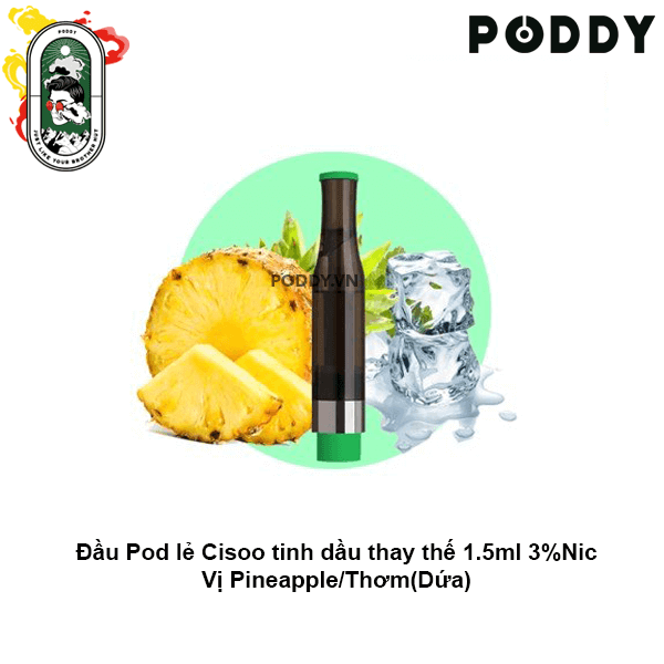  Đầu Pod VOVA Cisoo K1 Pineapple Dứa 30MG Chính Hãng 