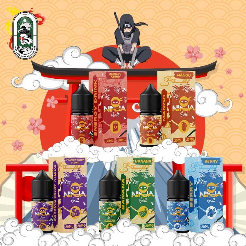  Tinh Dầu Vape Ninja Salt Nic Chuối 30ml Chính Hãng 