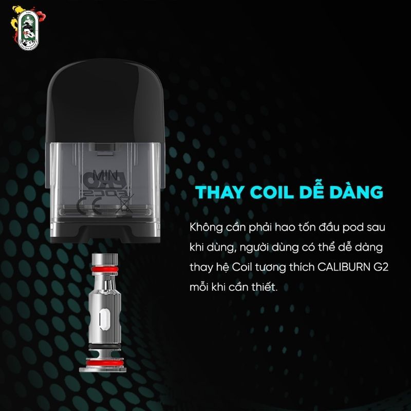  Máy Pod System Uwell CALIBURN KOKO Prime (Vision) Chính Hãng 