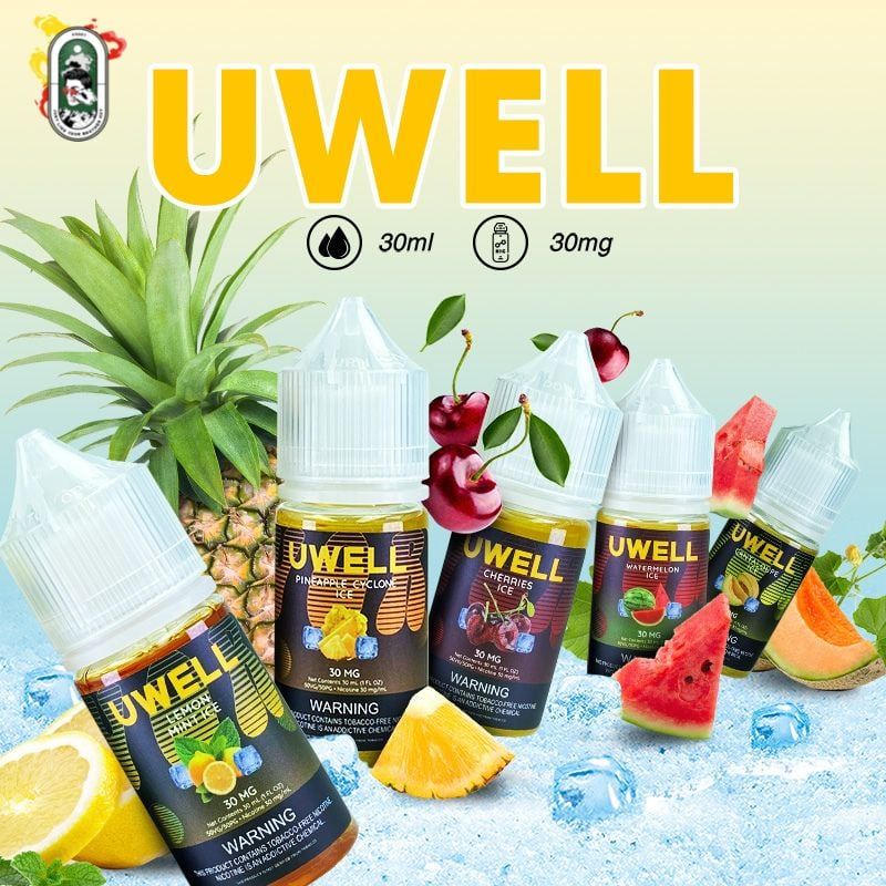  Tinh Dầu Vape Uwell Salt Nic Rong Biển Lạnh 30ml Chính Hãng 