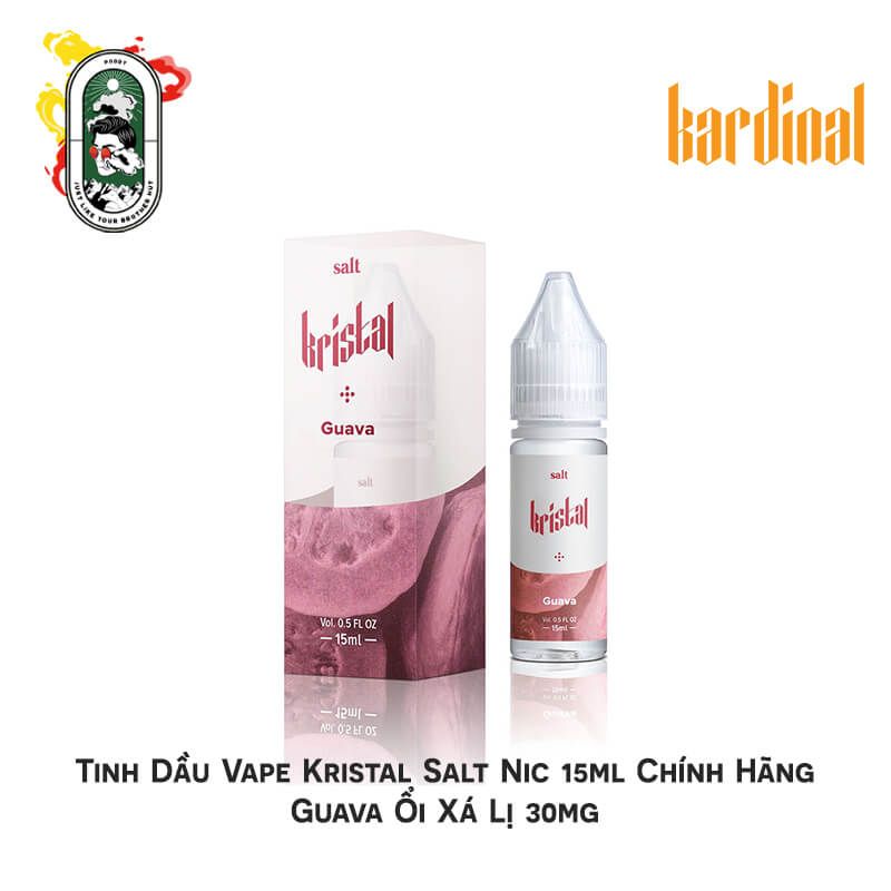  Tinh Dầu Vape Kristal Salt Nic Guava Ổi Xá Lị Chính Hãng 