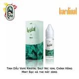  Tinh Dầu Vape Kristal Salt Nic Mint Bạc Hà The Mát Chính Hãng 