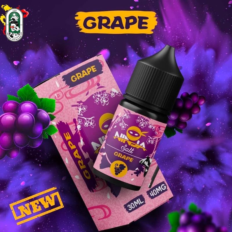  Tinh Dầu Vape Ninja Salt Nic Nho 30ml Chính Hãng 