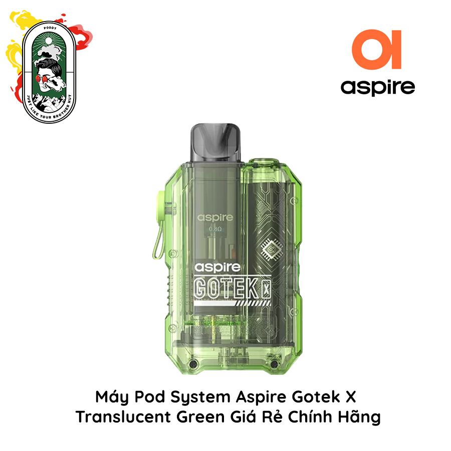  Máy Pod System Kit Aspire Gotek X Chính Hãng 