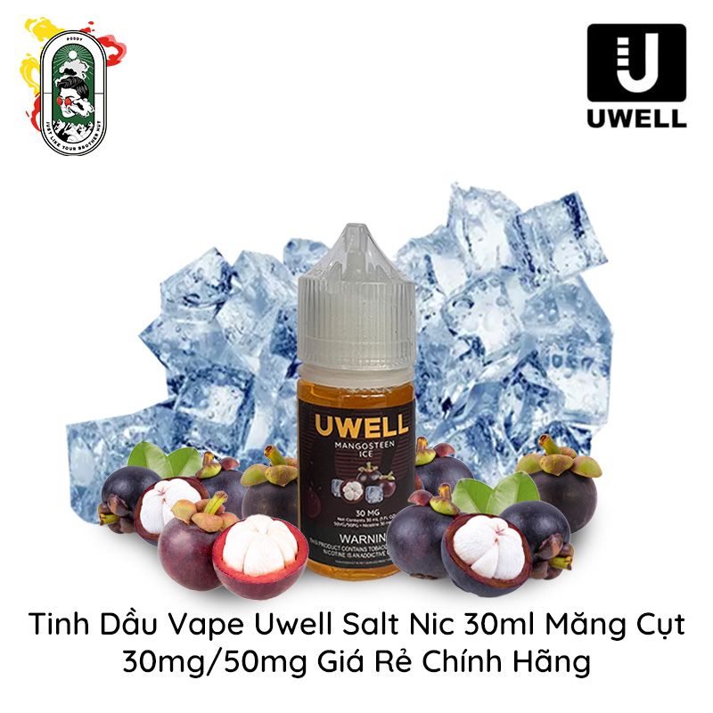  Tinh Dầu Vape Uwell Salt Nic Măng Cụt 30ml Chính Hãng 