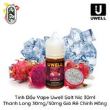  Tinh Dầu Vape Uwell Salt Nic Thanh Long Lạnh 30ml Chính Hãng 