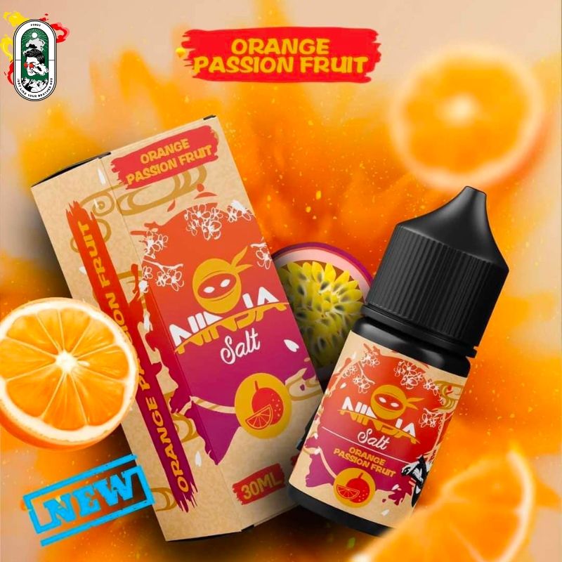  Tinh Dầu Vape Ninja Salt Nic Cam Chanh Dây 30ml Chính Hãng 