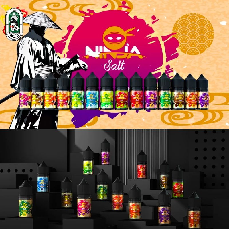  Tinh Dầu Vape Ninja Salt Nic Mâm Xôi Việt Quất 30ml Chính Hãng 