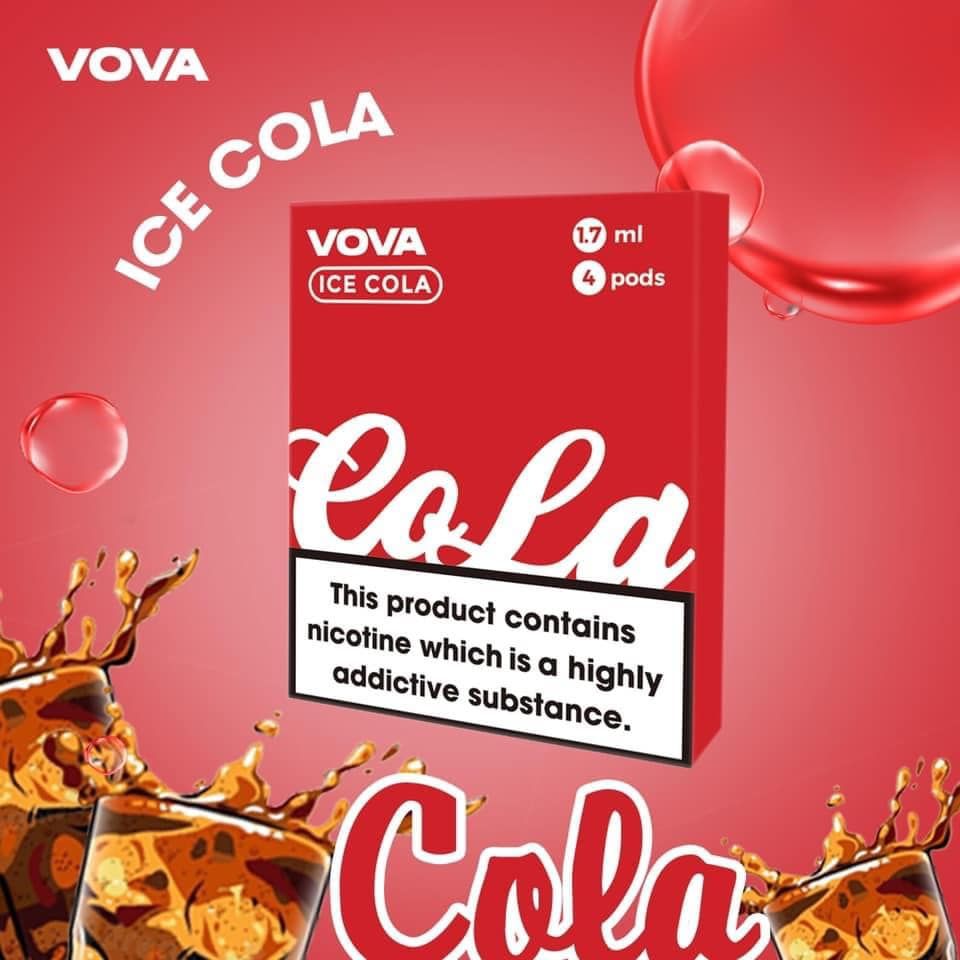  Pack 4 Đầu Pod VOVA K2 Cola Chính Hãng 