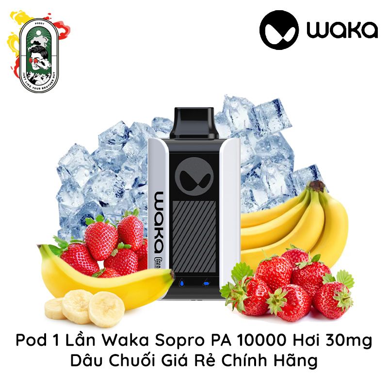  Pod 1 Lần Relx Waka Sopro PA10000 Hơi Dâu Chuối Sạc Lại Giá Rẻ Chính Hãng 