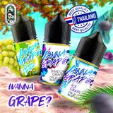  Tinh Dầu Vape Thái Wanna Grape Salt Nic Nho Lạnh 30ml Chính Hãng 