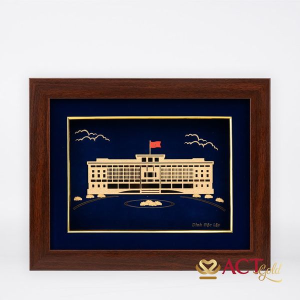 Tranh Dinh Độc Lập dát vàng 24k ACT GOLD ISO 9001:2015
