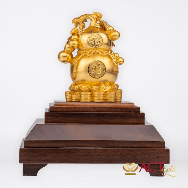 Quà tặng Hồ Lô dát vàng 24k ACT GOLD ISO 9001:2015