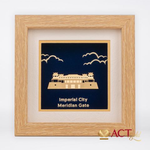 Tranh Ngọ Môn dát vàng 24k ACT GOLD ISO 9001:2015
