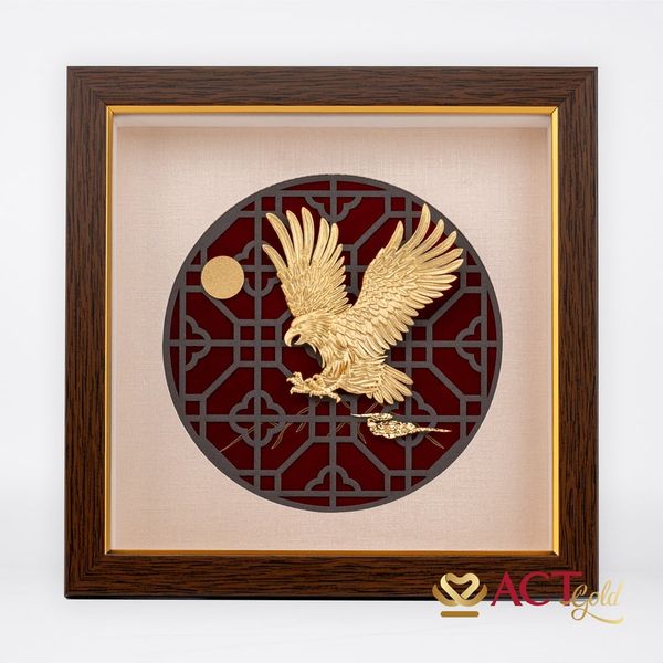 Tranh Đại Bàng dát vàng 24k ACT GOLD ISO 9001:2015 (Mẫu 1)