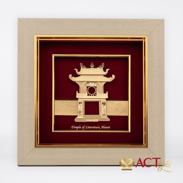 Tranh Khuê Văn Các dát vàng 24k ACT GOLD ISO 9001:2015