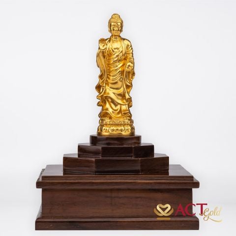 Tượng Phật A Di Đà dát vàng 24k ACT GOLD ISO 9001:2015