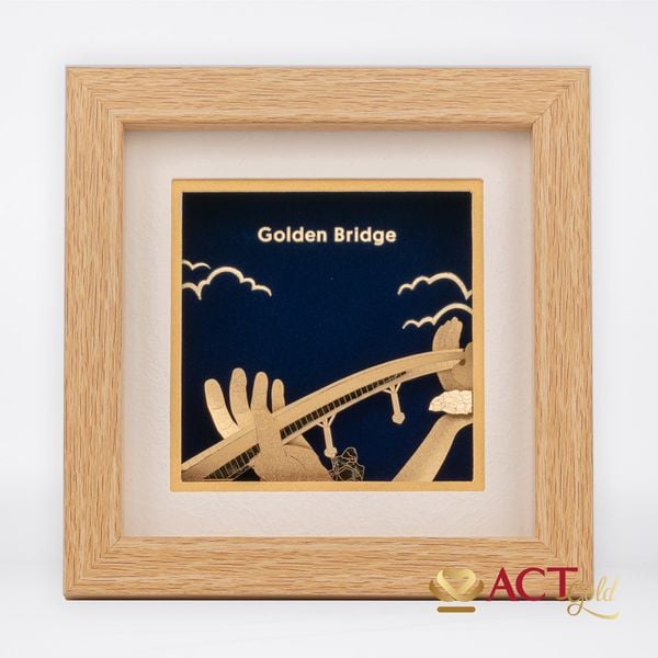 Tranh Cầu Vàng dát vàng 24k ACT GOLD ISO 9001:2015