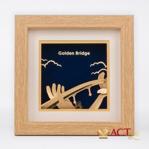 Tranh Cầu Vàng dát vàng 24k ACT GOLD ISO 9001:2015