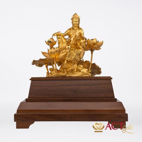 Tượng Quán Tự Tại Bồ Tát dát vàng 24k ACT GOLD ISO 9001:2015