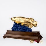 Quà tặng Cá Rồng dát vàng 24k ACT GOLD ISO 9001:2015 (Mẫu 3)