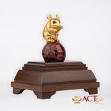 Quà tặng Chuột dát vàng 24k ACT GOLD ISO 9001:2015