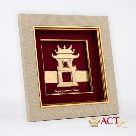 Tranh Khuê Văn Các dát vàng 24k ACT GOLD ISO 9001:2015