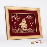 Tranh Thuyền dát vàng 24k ACT GOLD ISO 9001:2015