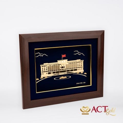 Tranh Dinh Độc Lập dát vàng 24k ACT GOLD ISO 9001:2015