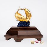 Quà tặng Đôi Cá Chép dát vàng 24k ACT GOLD ISO 9001:2015(Mẫu 1)