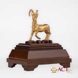 Quà tặng Dê Cát Tường dát vàng 24k ACT GOLD ISO 9001:2015 (Mẫu 3)