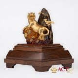 Quà tặng Hổ Phú Quý dát vàng 24k ACT GOLD ISO 9001:2015(Mẫu 3)
