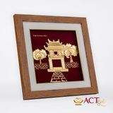 Quà tặng Tranh Khuê Văn Các dát vàng 24k ACT GOLD ISO 9001:2015