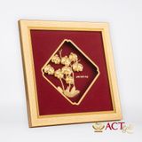 Quà tặng Tranh Hoa Lan dát vàng 24k ACT GOLD ISO 9001:2015